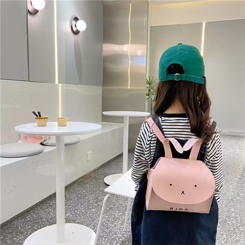 pink mall -Tas Ransel Anak Model kelinci - Tas Ransel Anak Import Premium High Quality Terbaru  tas kurir anak Crossbody &amp; Shoulder Bags