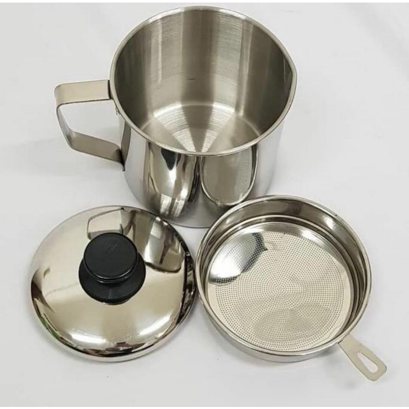 Oil filter Pot / saringan minyak stainless steel & full warna