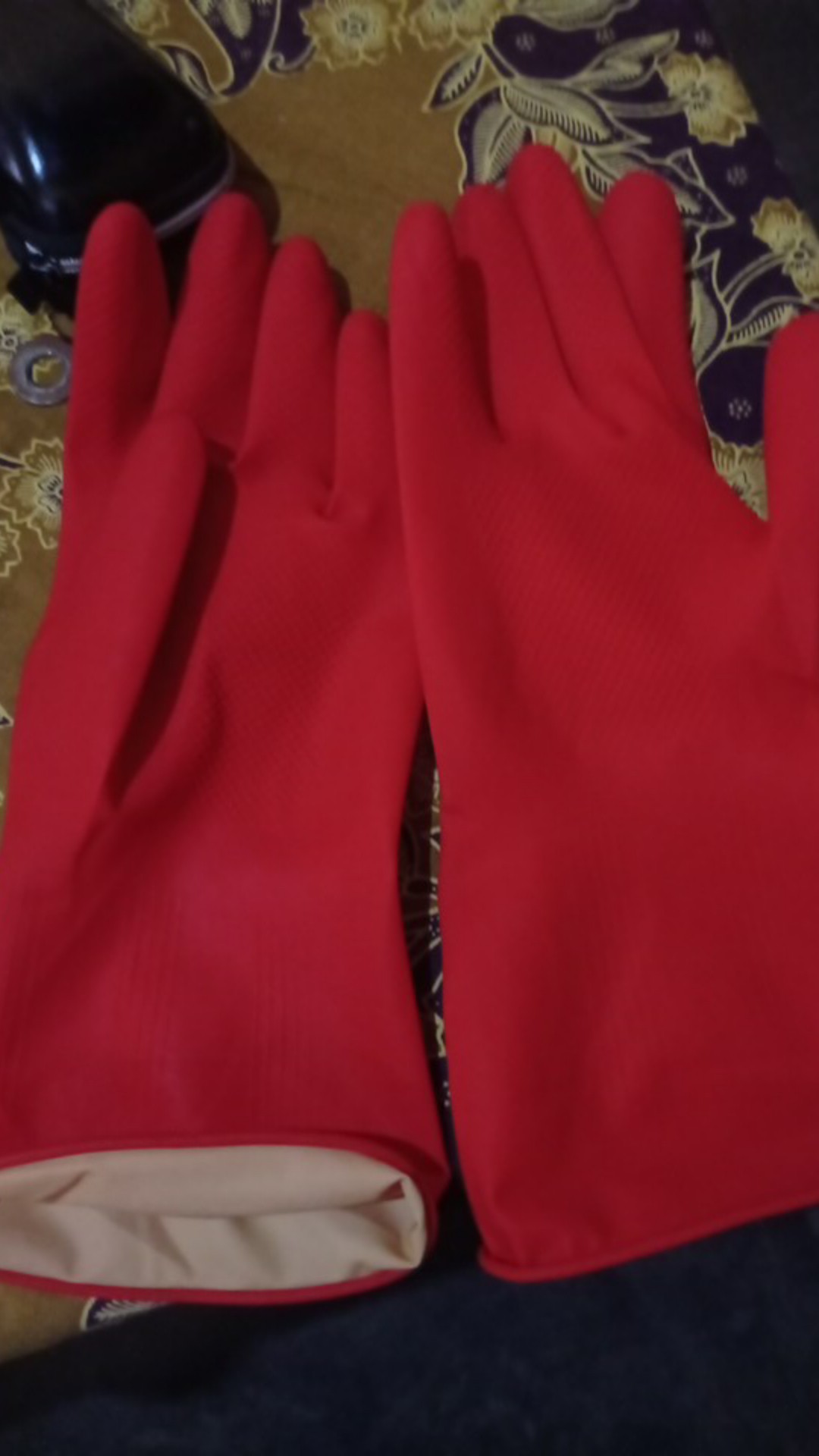 Sarungtangan Latex House Hold Gloves Natural Latex Glove L Sepasang