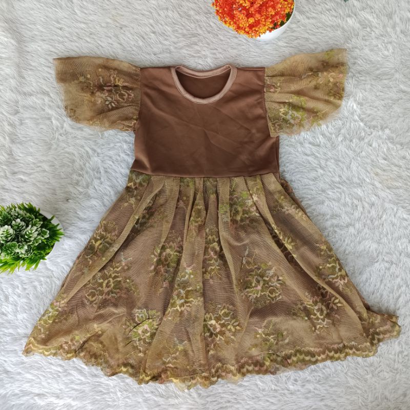 Dres Burkat anak Usia 2-4 tahun / Dres Anak Perempuan