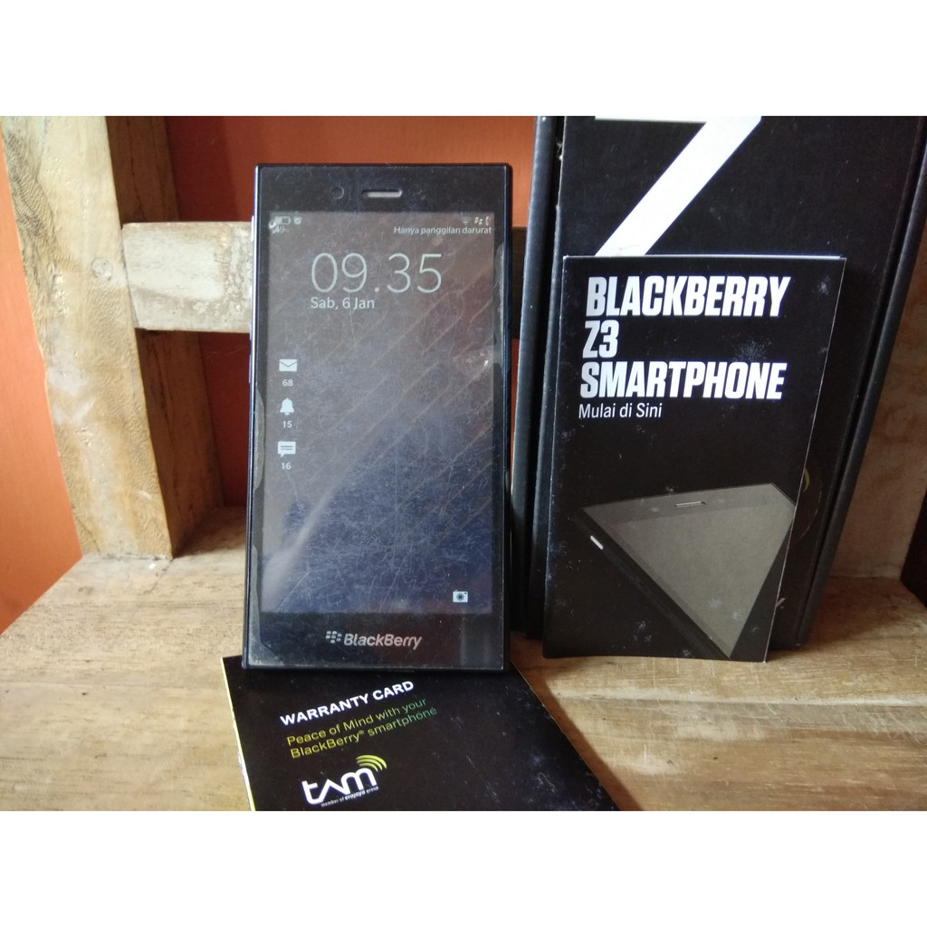 Blackberry Z3 Tam Second Shopee Indonesia