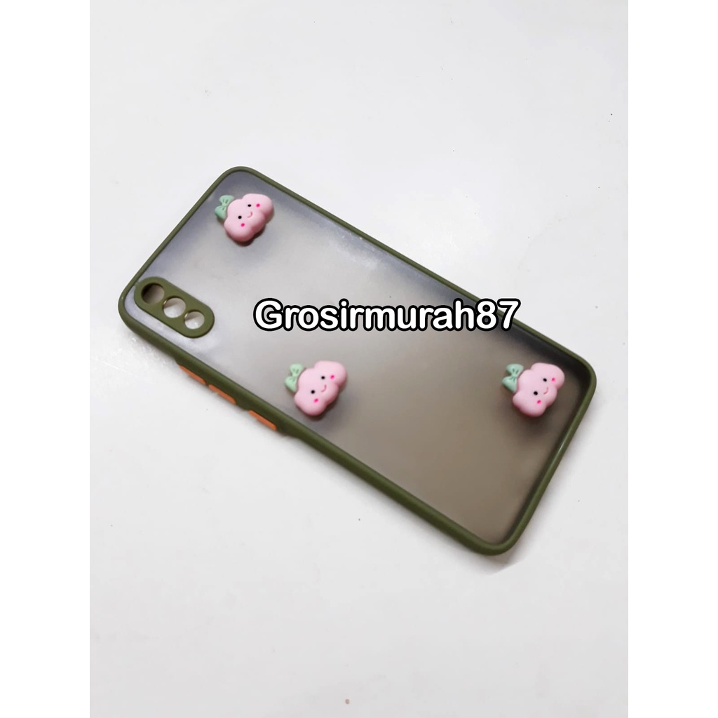 candy macaron softcase case tebal kondom hp Vivo V11 Pro Pink maroon kuning hitam navy