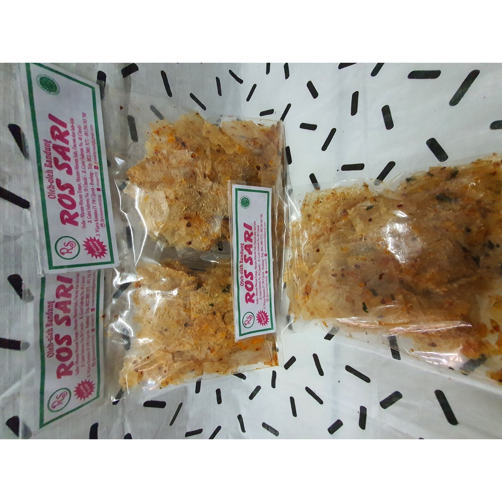 Kripik Kaca Pedas 100Gr Oleh Oleh Bandung