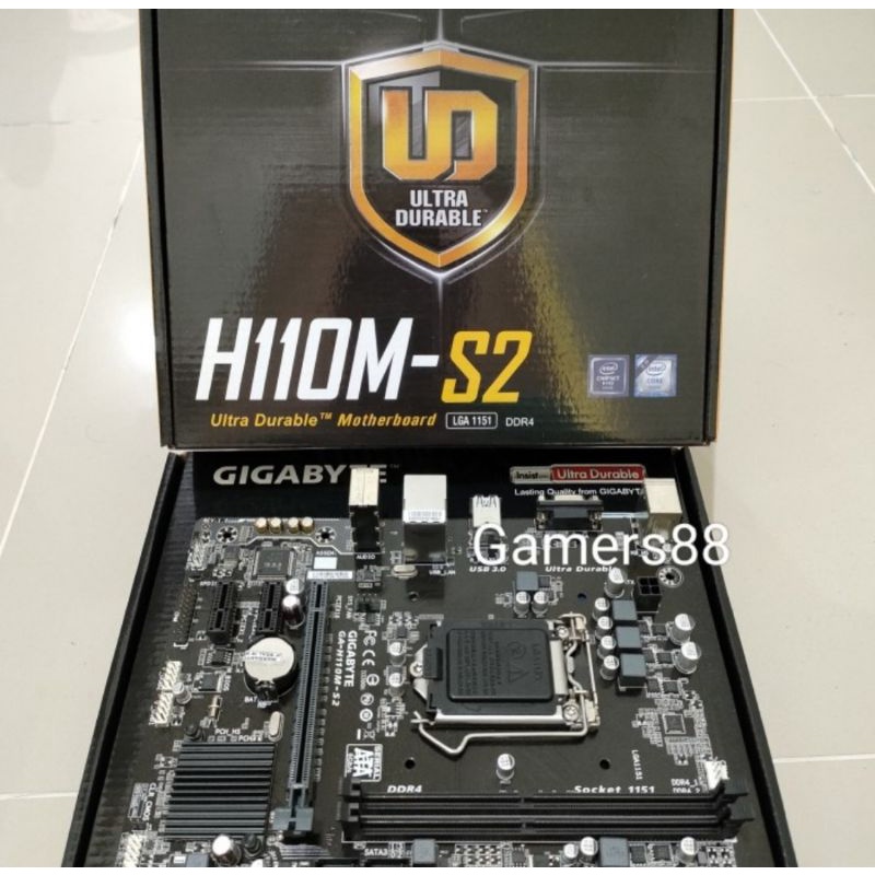 Motherboard Gigabyte H110M-S2 Mainboard Mobo LGA 1151