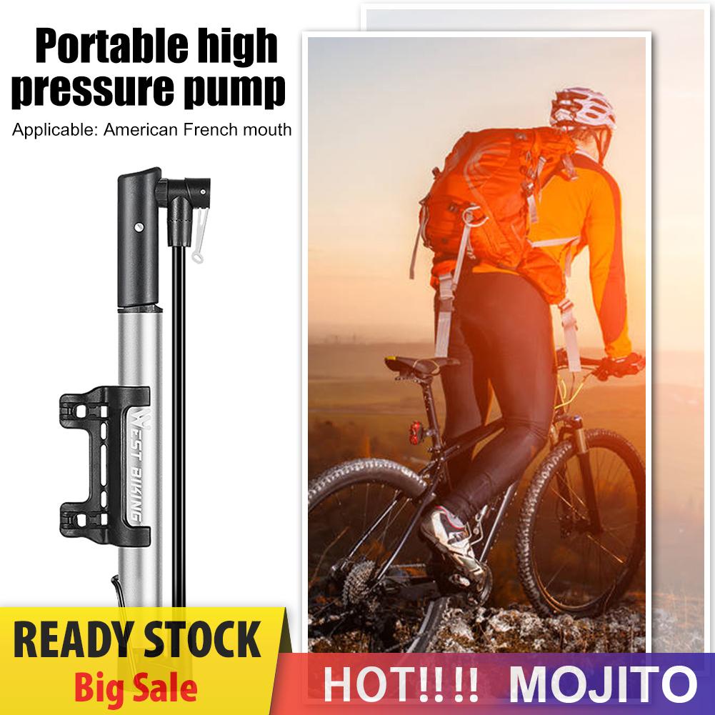 West Biking Pompa Angin Mini 120psi Untuk Ban Sepeda Balap / Mtb