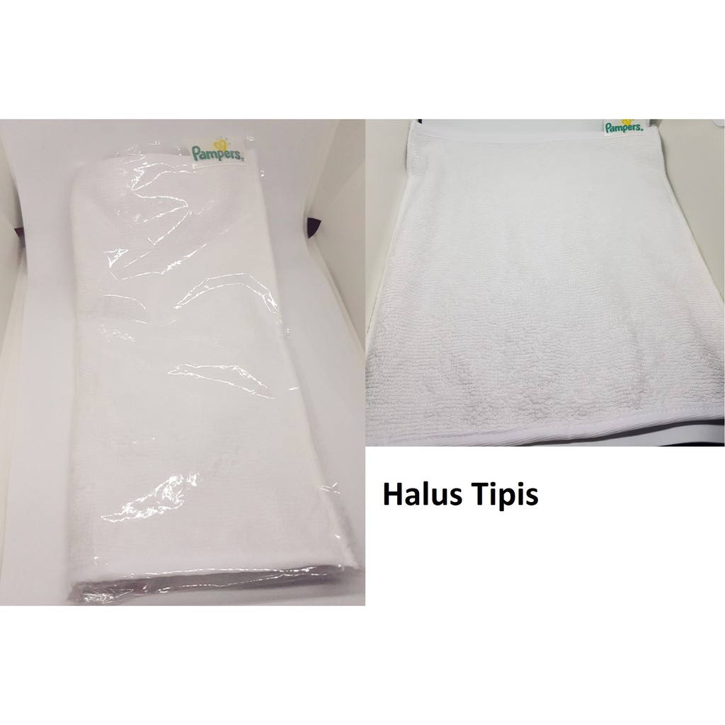 Handuk Sport Muka Kecil Simple Travel Magic Towel Lap Putih Polos