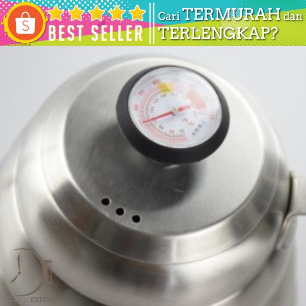 COD Teko Barista 1200ML Dengan Termometer Coffee Maker Pot V60 Drip Kettle with Thermometer