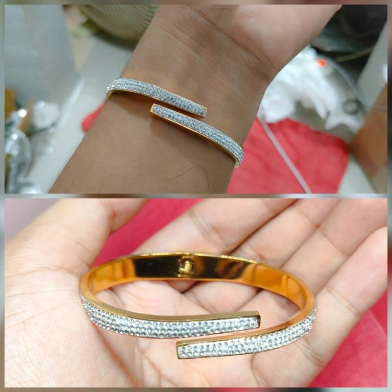 gelang tangan wanita klasik mode baru untuk wanita gelang permata gelang perhiasan trendi sederhana