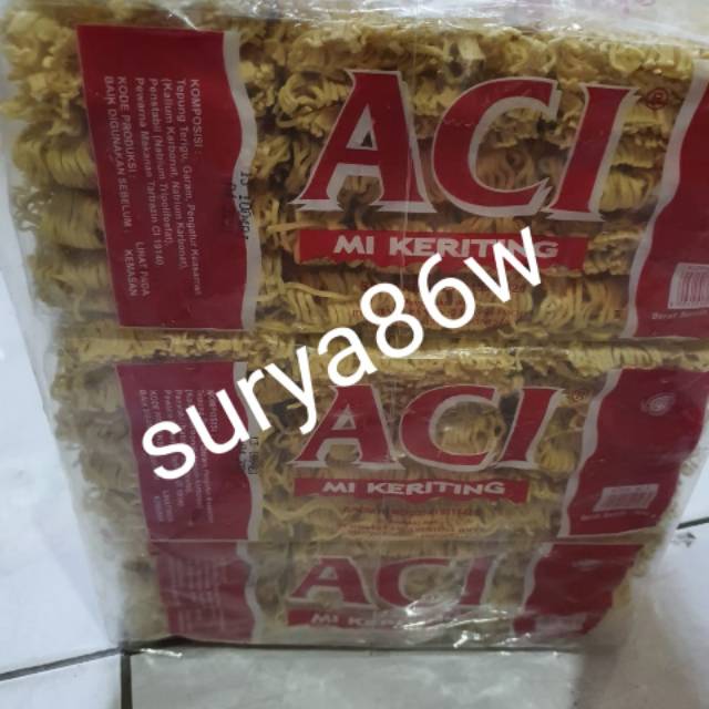 

1 bal mie aci 600gr x 9bks mi kriting aci