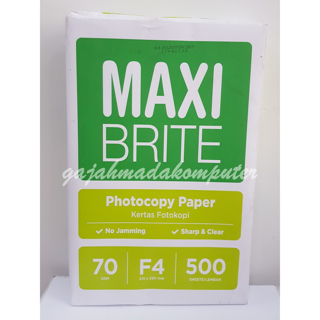 Jual Kertas HVS F4 FOLIO 70 Gr 70 Gsm 70gram MAXI BRITE (GOJEK ...