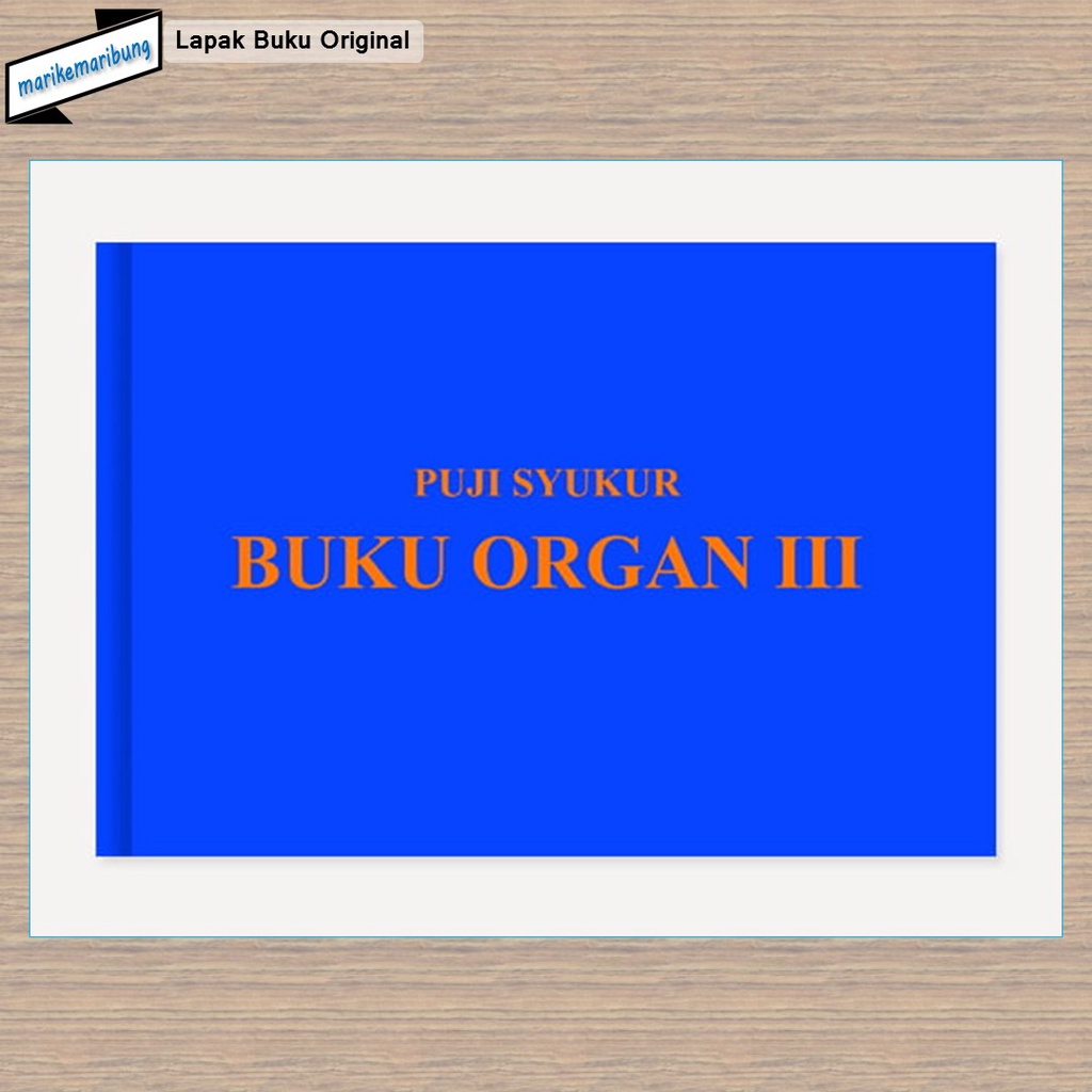 Buku Puji Syukur Organ III