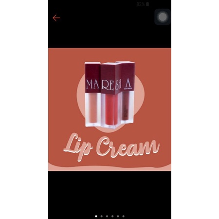 MARESHA LIPCREAM OBSESION RED exp feb 22