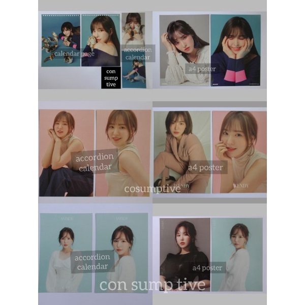 Red Velvet Wendy 2019 2020 2021 Season's Greetings SG