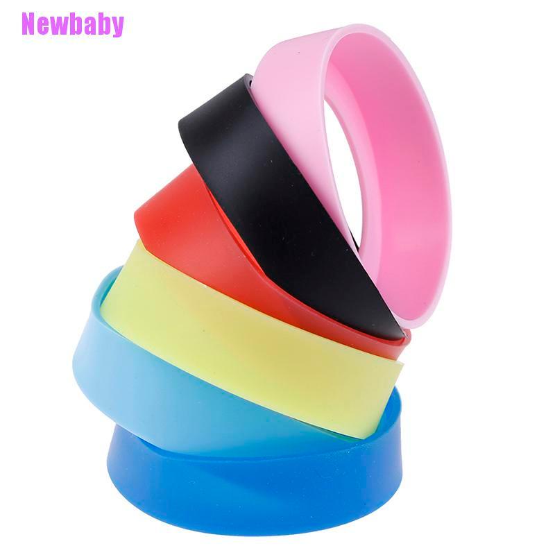 (Newbaby) Sarung Botol Minum Bahan Silikon Anti Slip Ukuran 6.5CM Untuk Outdoor