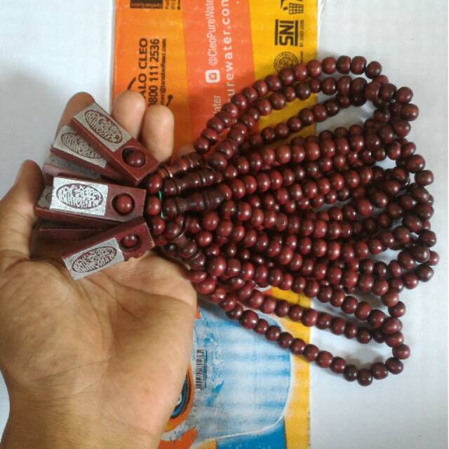 Tasbih Kayu Walikukun 33 - 8mm Coklat Marun