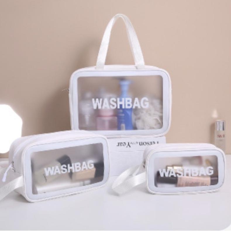 Trendy NA Tas Kosmetik Washbag anti air travel toiletry Pouch Make up tempat sabun dan peralatan  ma