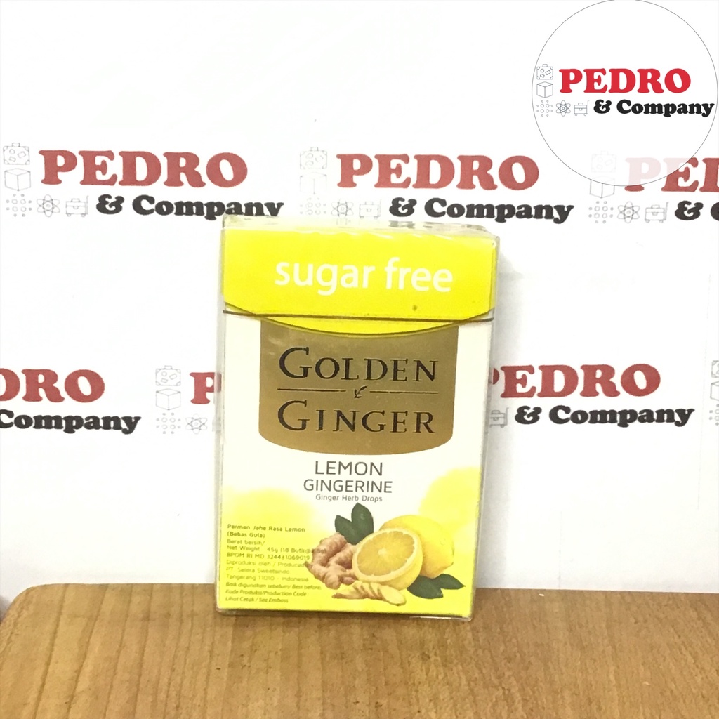 

Sunny ville golden ginger permen LEMON sugar free 45 gram - candy sweets