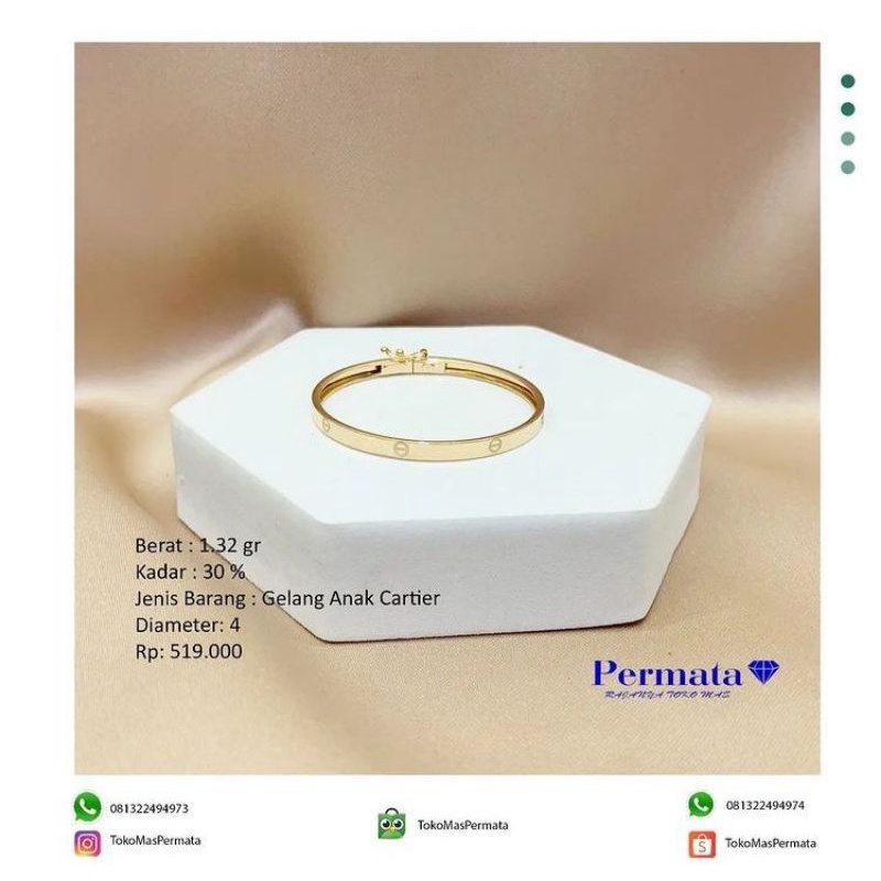 gelang Cartier anak