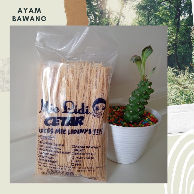 

MIE LIDI CETAR BUMBU KERING 8 K