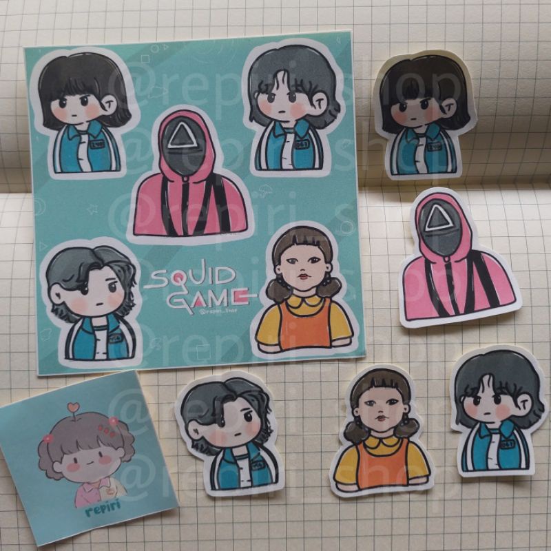 

Sticker Kdrama Set Die Cut