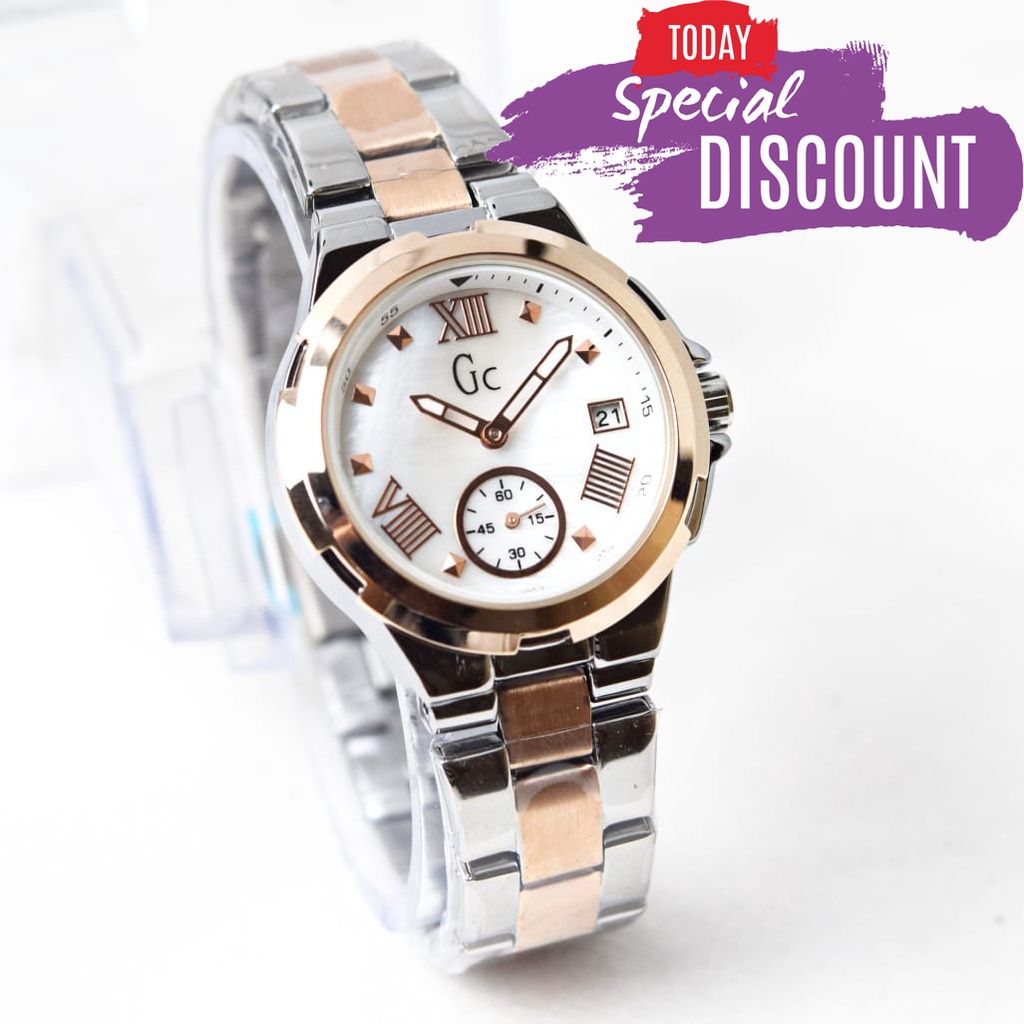 JAM TANGAN GUESS WANITA COLLECTION GC DETIK BAWAH SUPER MEWAH ELEGANT GC898