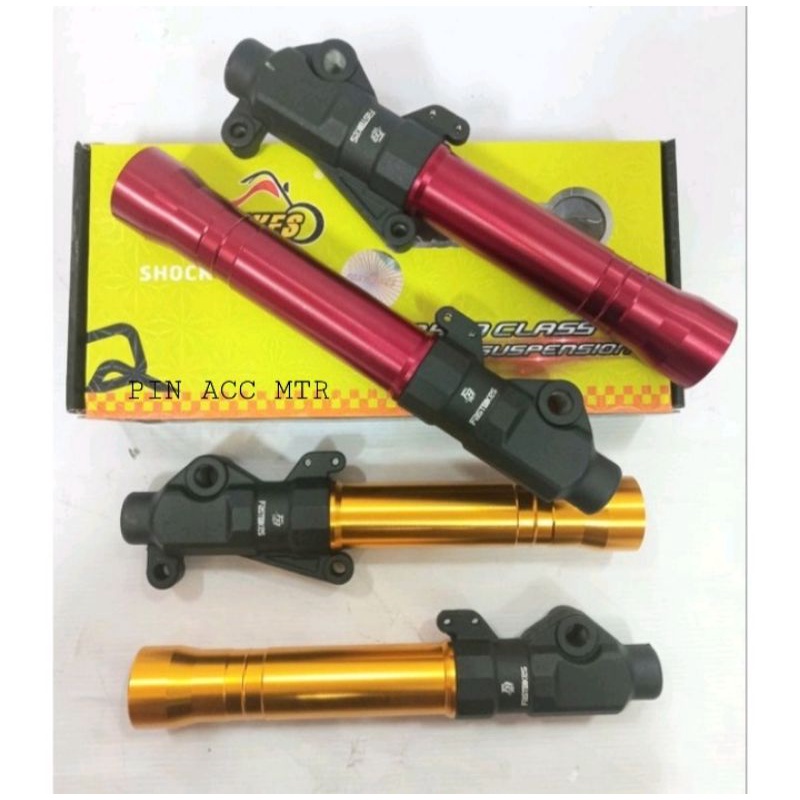 PAKET VARIASI SCHOK TABUNG DEPAN PLUS SCHOK TABUNG BELAKANG UKURAN SCHOK 310MM MIO/BEAT METIC