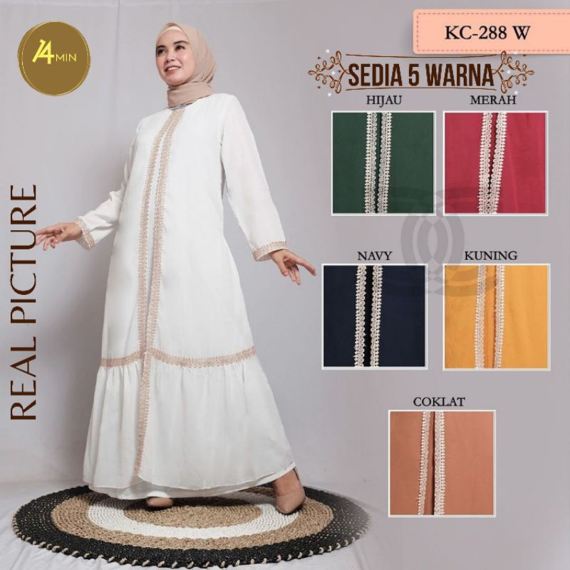 Gamis Abaya MARYAM  /KC-288 W