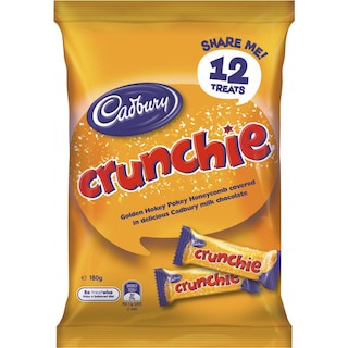 

Cadbury Australia Crunchie Sharepack 12 Pack 180g/HALAL Product