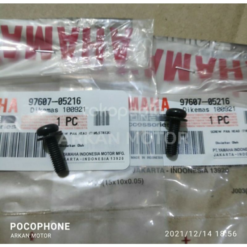 bolt baut set cdi f1zr ori ygp fizr fiz r f1z r original resmi yamaha genuine part c.d.i