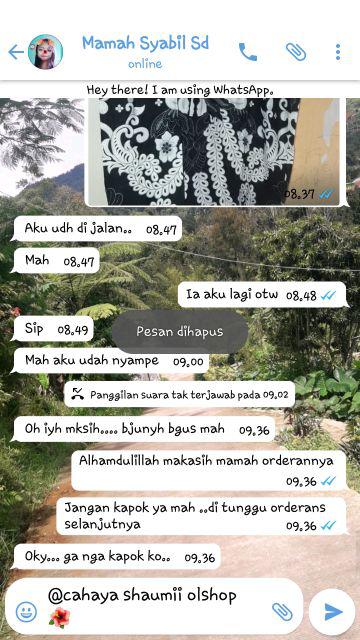 Couple Gamis Kemeja Panjang ( Bisa Beli Terpisah)