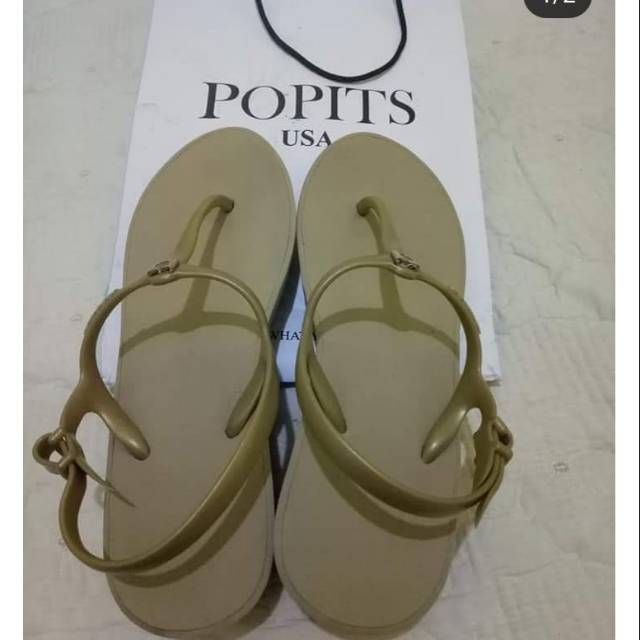 Preloved sandal popits original size L