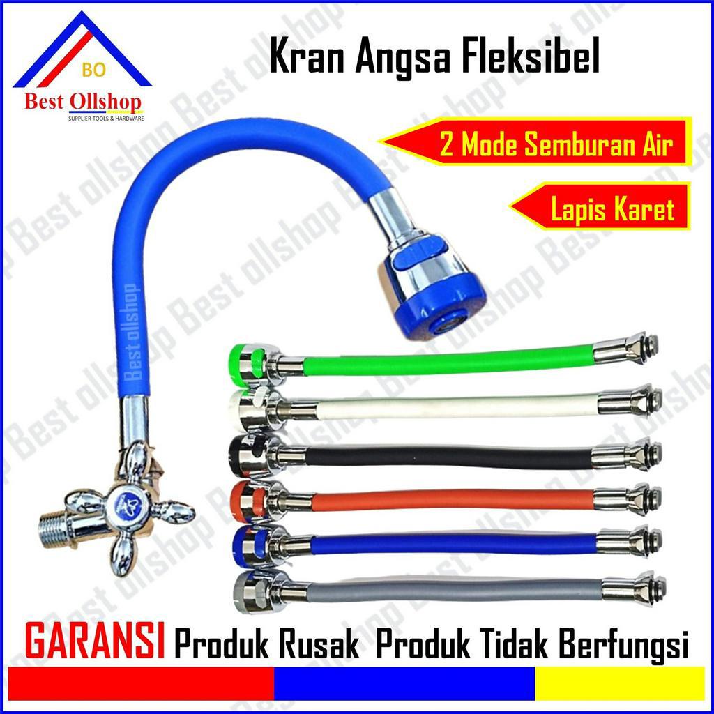 Kran Angsa Dapur Fleksibel Flexible 1/2 Inch / Keran Air Angsa Fleksibel 2 Mode / Keran Cuci Piring Angsa / Kran Sink Dapur Fleksibel