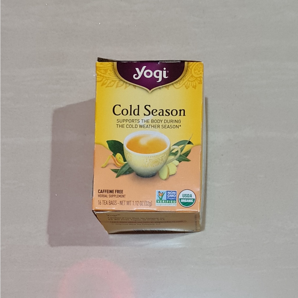 Yogi Tea Cold Season Support The Body Cold Weather Season 16 x 2 Gram