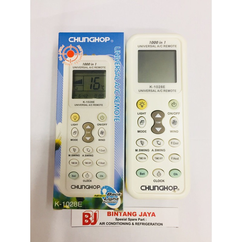 Remote AC multi Chunghop Original / remote ac semua merk