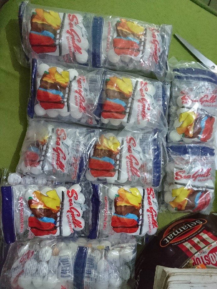 Kapur Barus Sea Gull 25gr X 6 Bungkus - Pengharum Lemari Dan Kamar Mandi - Hhl-260