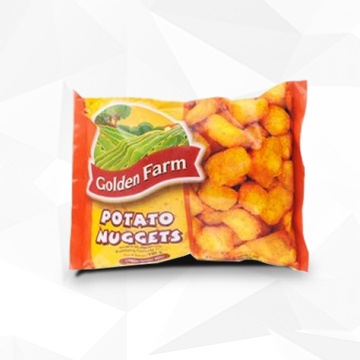 POTATO NUGGET GOLDEN FARM 750GR KENTANG POMPOM TATER TOTS HALAL