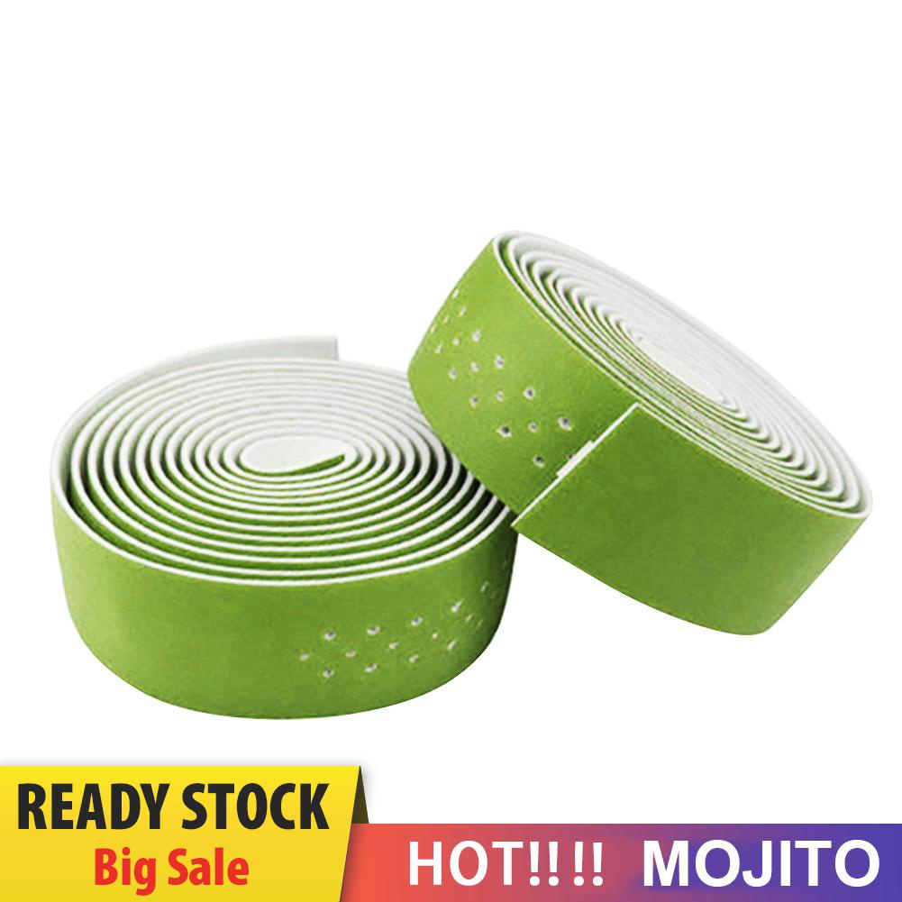 2pcs Tape Pembungkus Stang Sepeda Bahan Kulit Pu Anti Slip