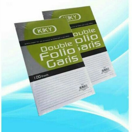

DOUBLE POLIO BERGARIS ISI 100 LEMBAR