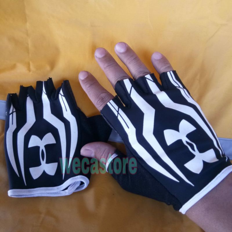 sarung tanan half finger premium gowes sepeda motor pendaki dll