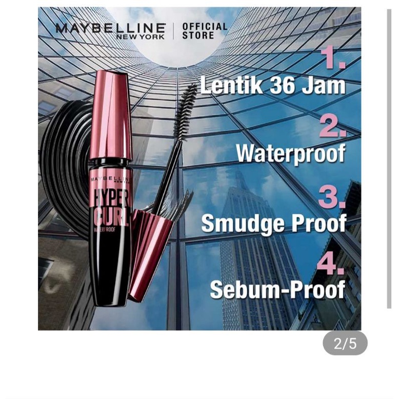 PAKET EYELINER MASKARA MAYBELLINE