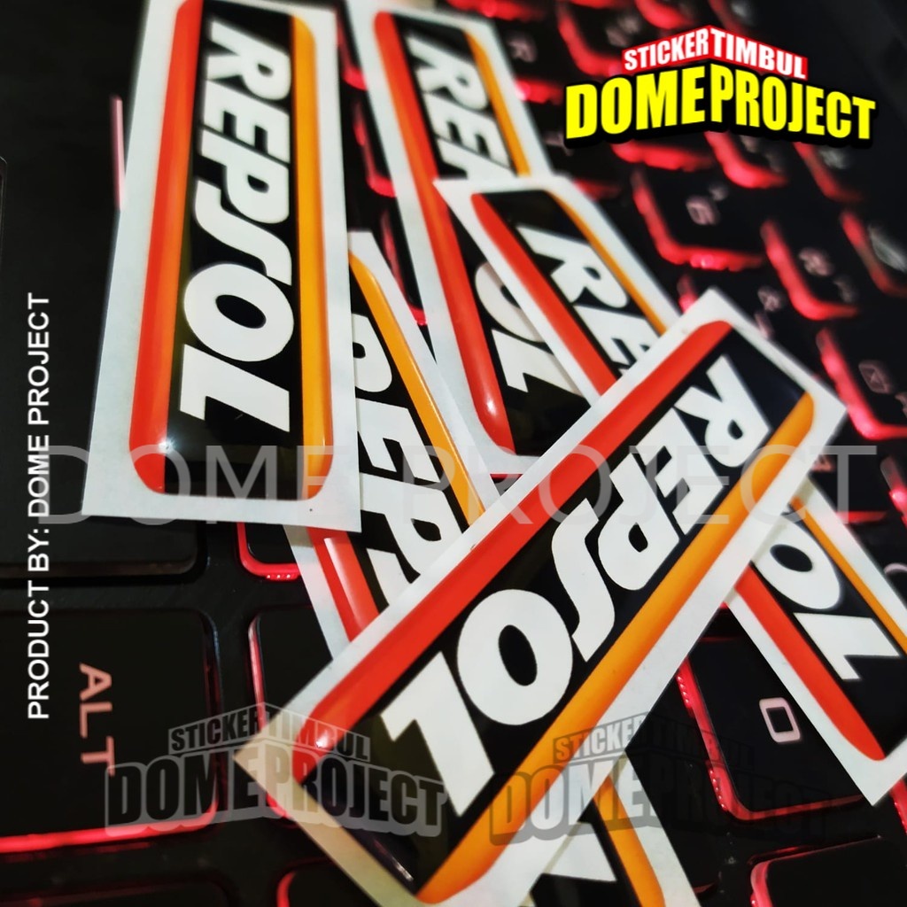 STIKER MOTOR HONDA EMBLEM TIMBUL ESP 3D LOGO REPSOL BOX FILTER VARIO BEAT SCOOPY PCX AKSESORIS AESTHETIC KEREN