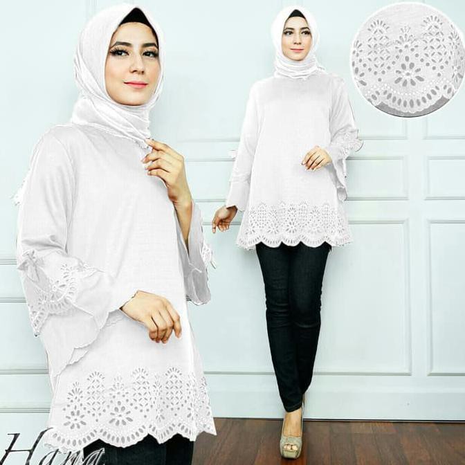 HOT ITEM HANA TUNIQ/BLOUSE POLOS/BLOUSE MUSLIM/TUNIK BALOTELI/BLOUSE JUMBO/FS KUALITAS TERJAMIN