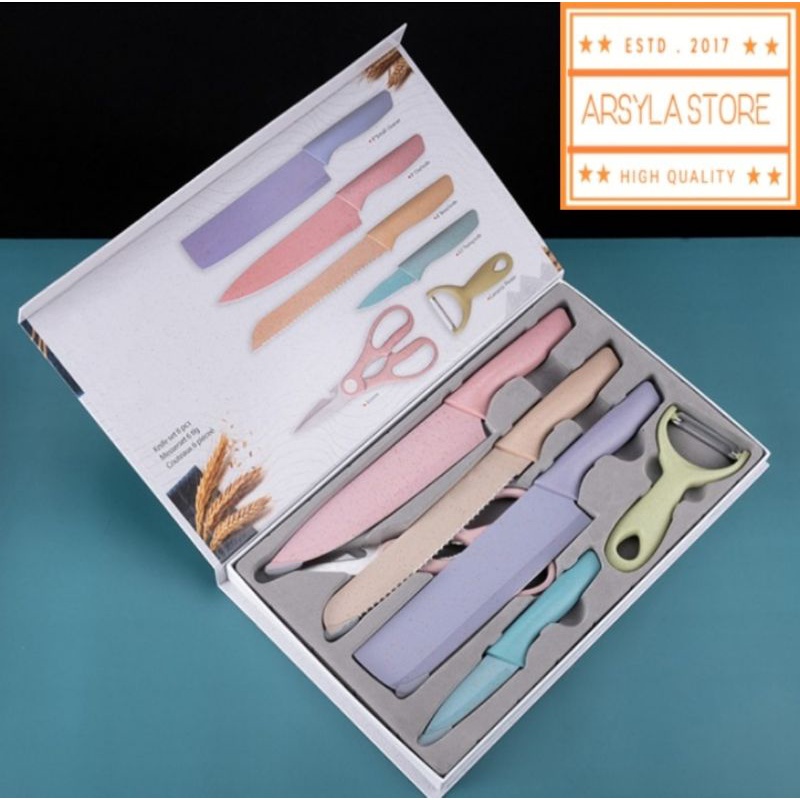 PISAU DAPUR / CORRUGATED KITCHEN KNIFE 5 in 1