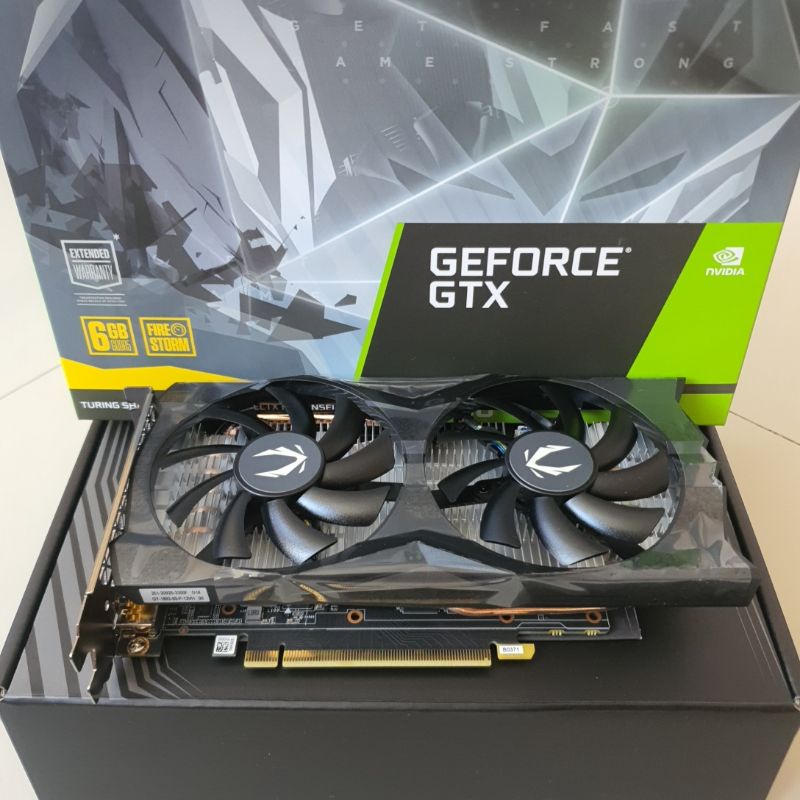 VGA ZOTAC GEFORCE GTX1660 GTX 1660 6GB GDDR5 TWIN FAN GARANSI RESMI