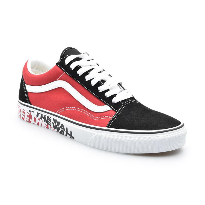 VANS UA Old Skool Black Racing Red-Original BNIB