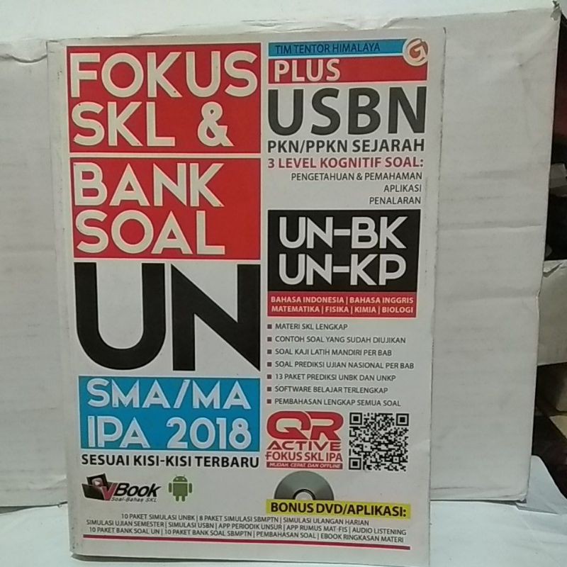 fokus SKL dan bank soal UN SMA IPA 2018