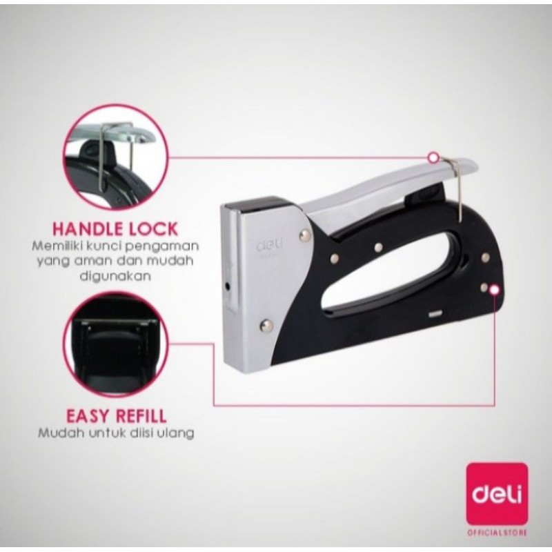 Stapler gun/stapler tembak deli E4600
