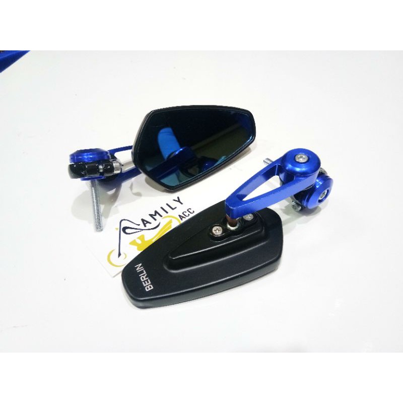 Spion Jalu Bar End Oval CNC Motor Nmax/Aerox/Vario/Pcx/Xmax/Vixion/Xabre/CB150R/Lexi/Beat Universal