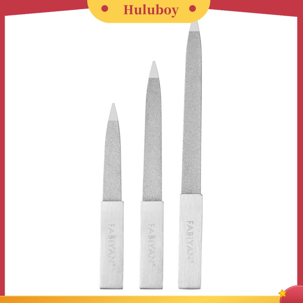 Huluboy Huluboy♡ Alat Kikir Kuku Dua Sisi Bahan Stainless Steel