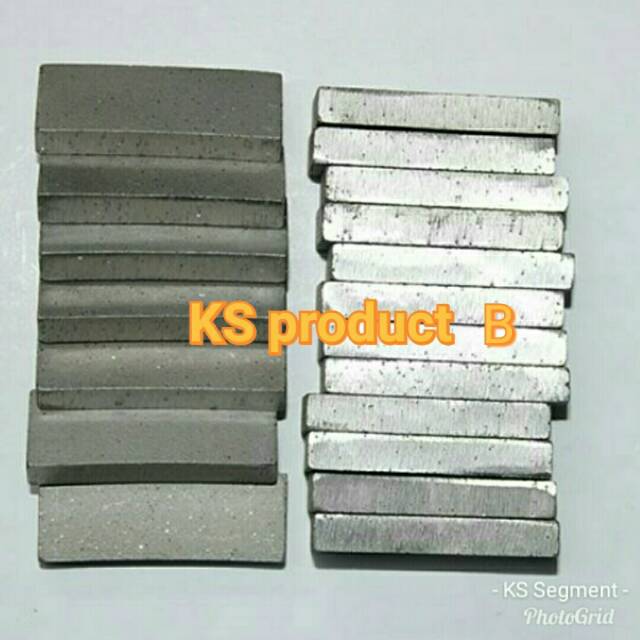 Diamond segment for sandstone